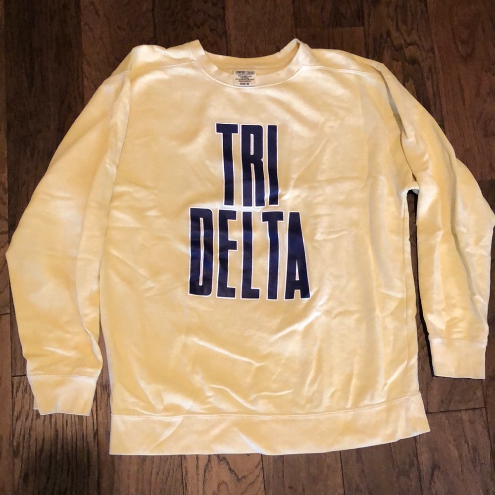 Tri Delta Comfort Colors sweatshirt